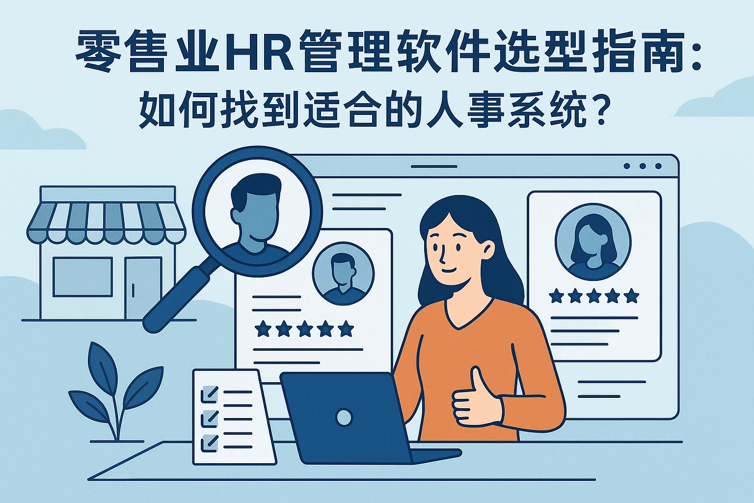 零售业HR管理软件选型指南：如何找到适合的人事系统？