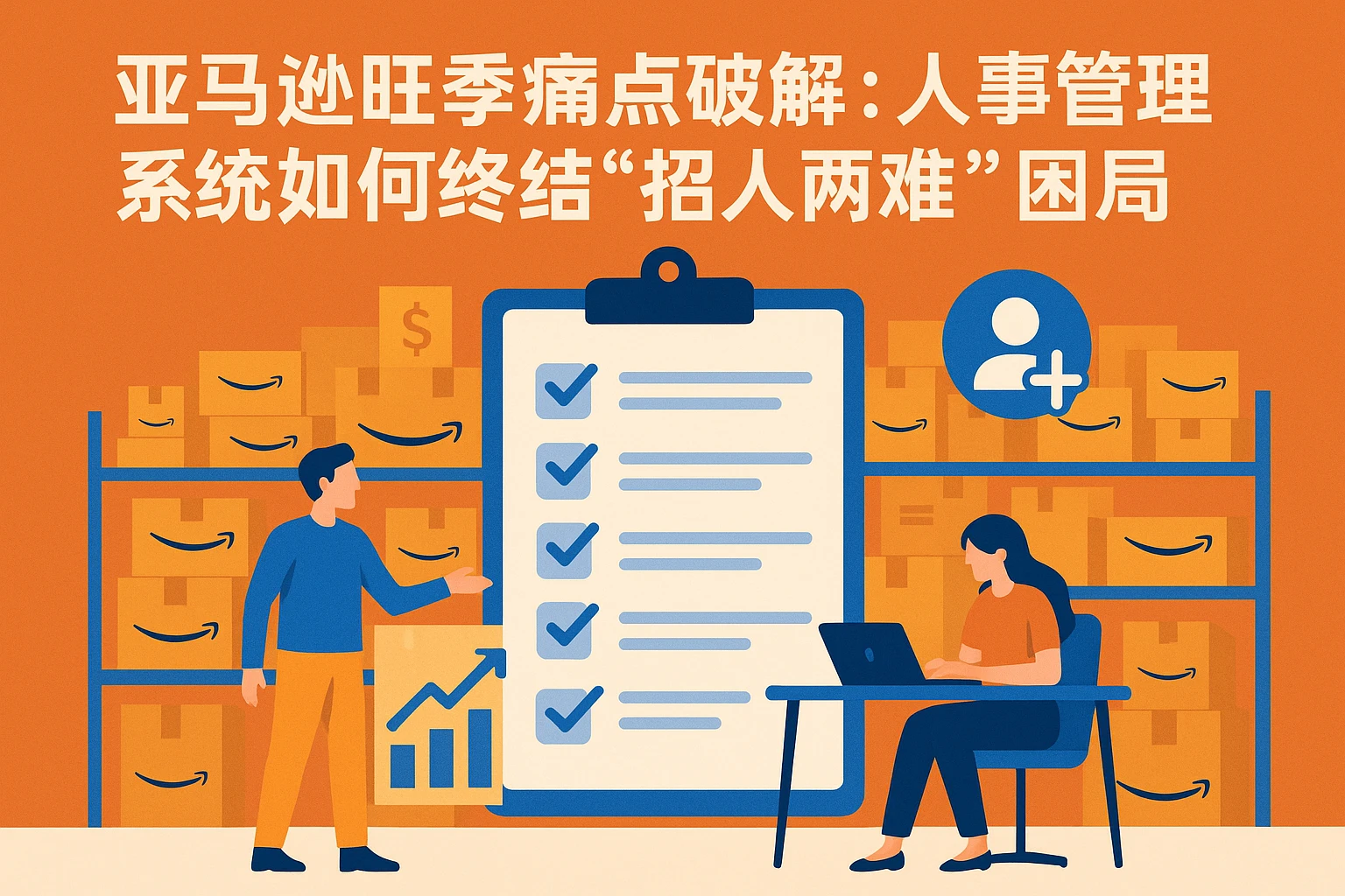 亚马逊旺季痛点破解：人事管理系统如何终结“招人两难”困局