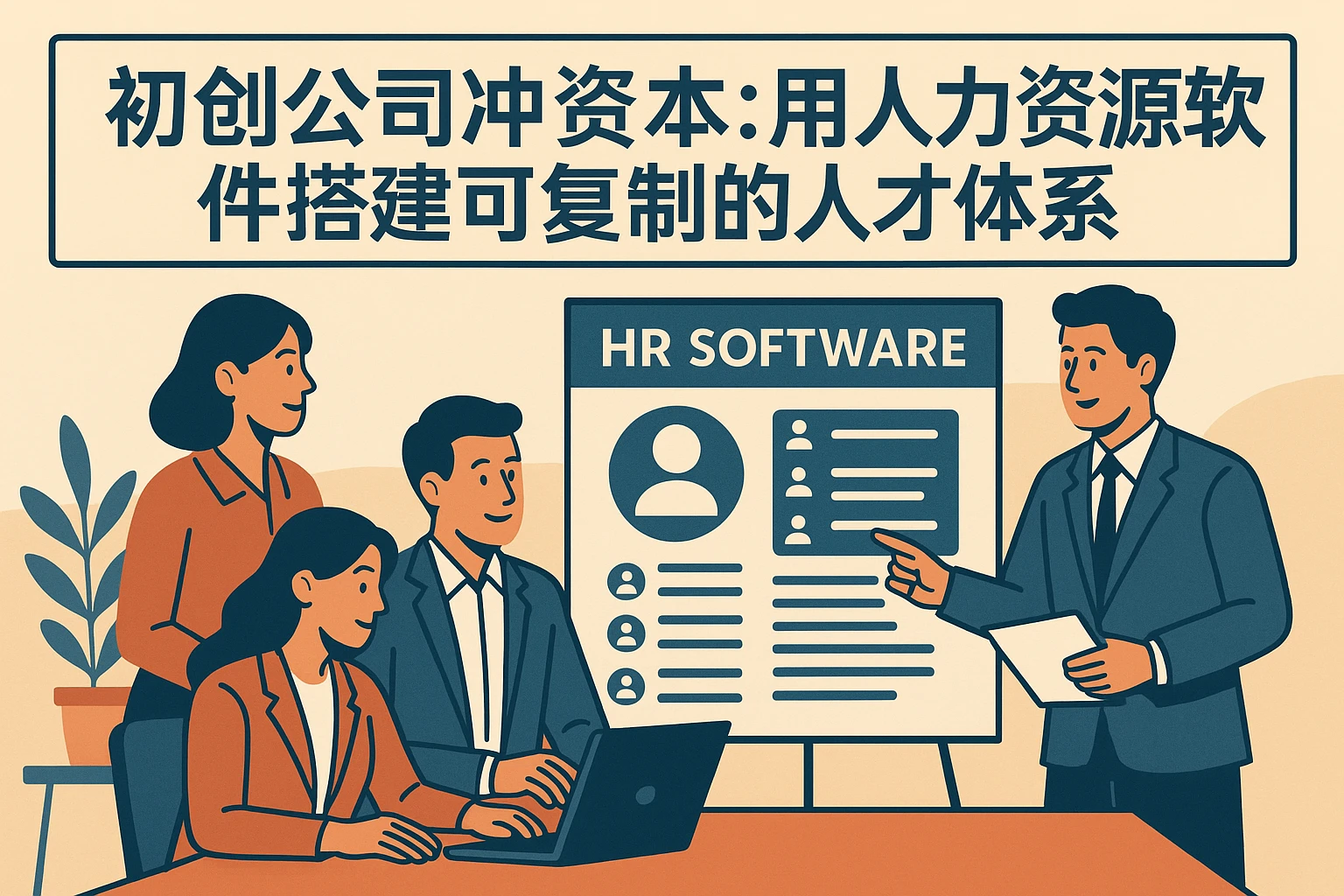 初创公司冲资本：用人力资源软件搭建可复制的人才体系