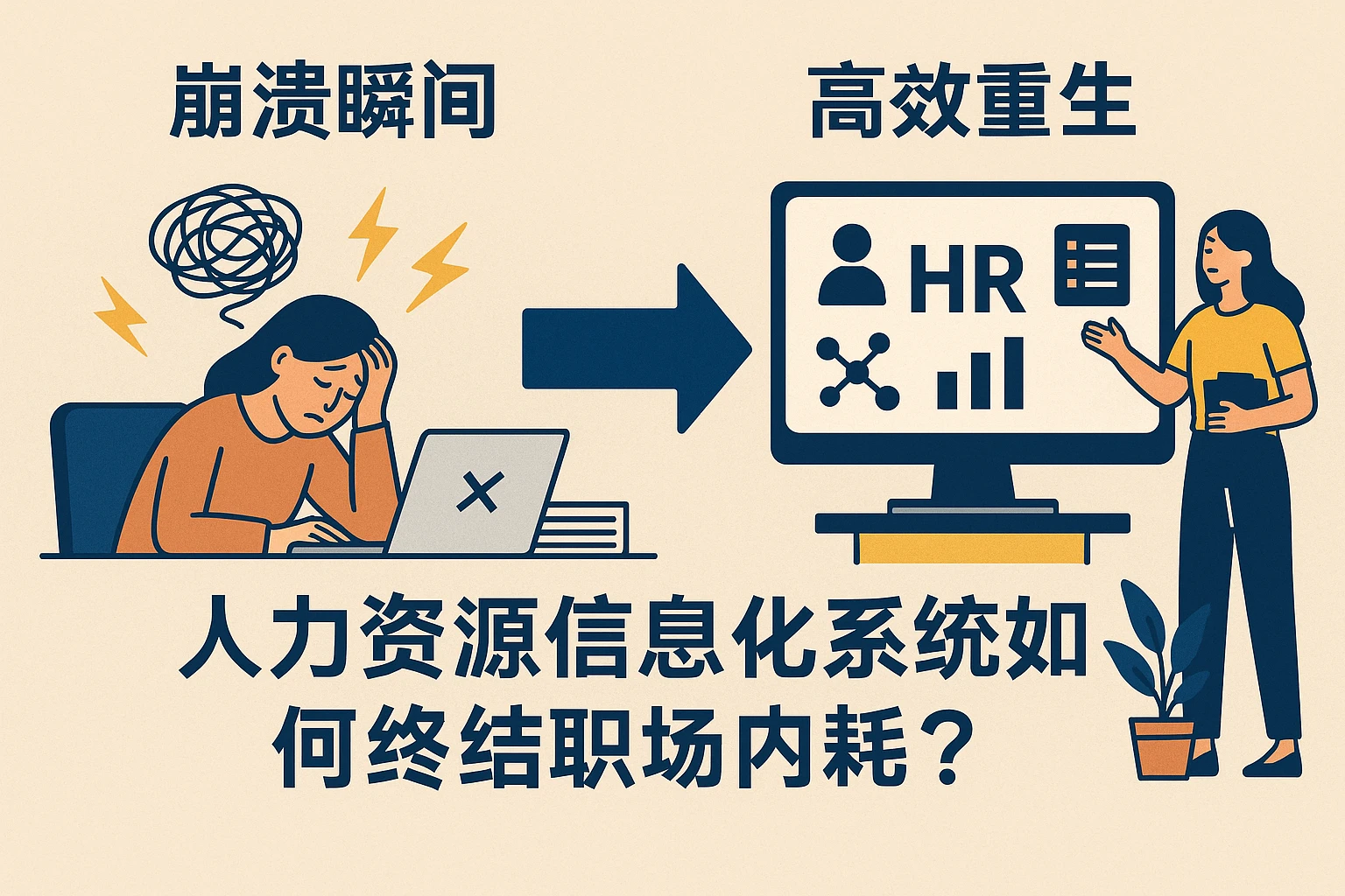 从“崩溃瞬间”到“高效重生”:人力资源信息化系统如何终结职场内耗?