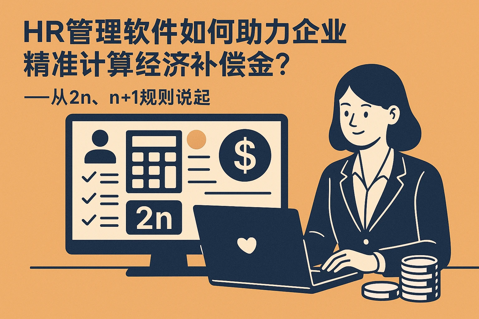 HR管理软件如何助力企业精准计算经济补偿金?——从2n、n+1规则说起