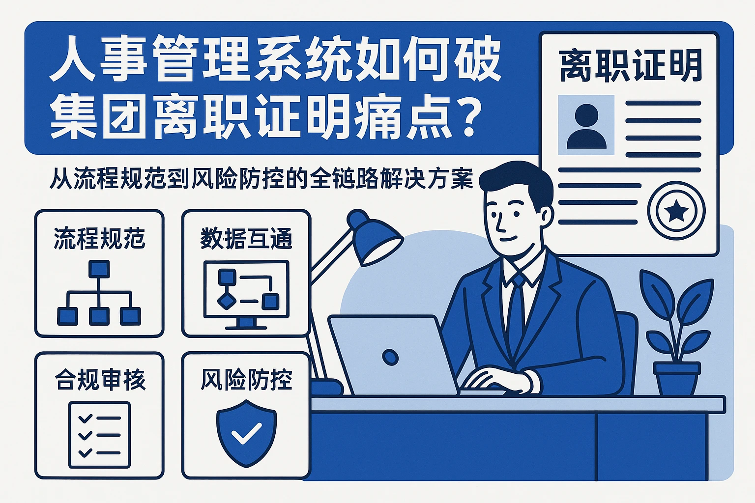 人事管理系统如何破解集团离职证明痛点?从流程规范到风险防控的全链路解决方案