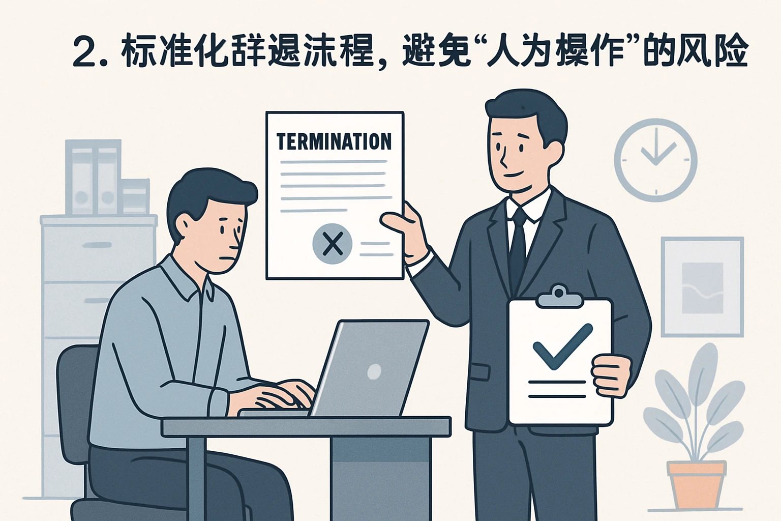 2. 标准化辞退流程,避免“人为操作”的风险