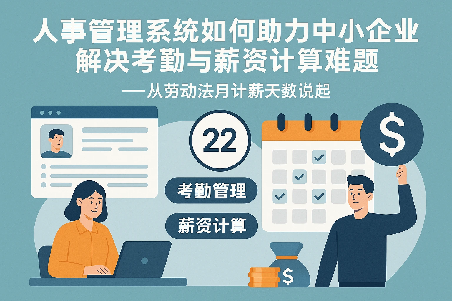人事管理系统如何助力中小企业解决考勤与薪资计算难题——从劳动法月计薪天数说起