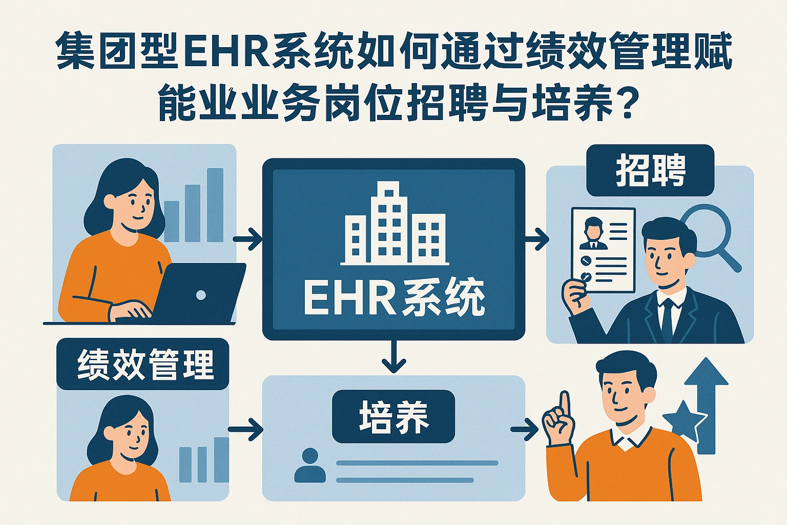 集团型EHR系统如何通过绩效管理赋能业务岗位招聘与培养？