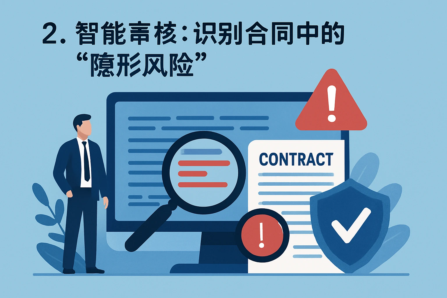 2. 智能审核：识别合同中的“隐形风险”