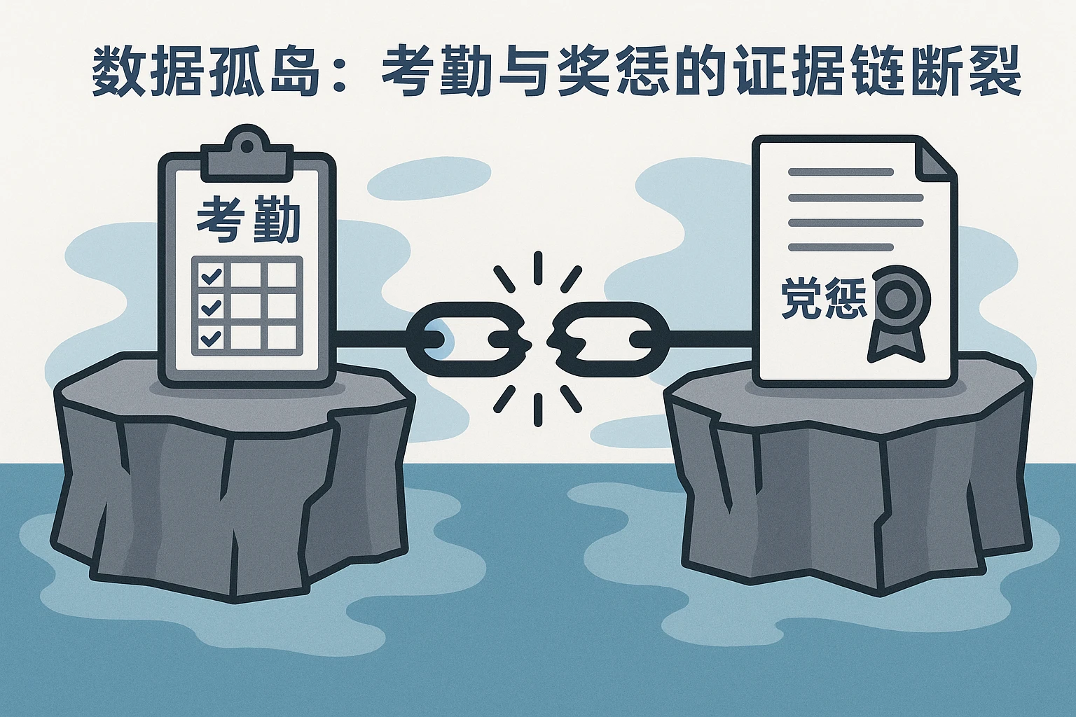 2. 数据孤岛：考勤与奖惩的证据链断裂