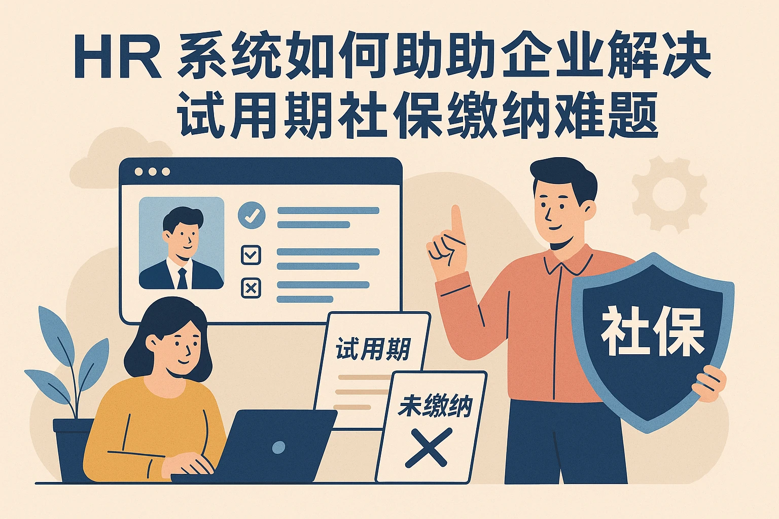 HR系统如何帮助企业解决试用期社保缴纳难题