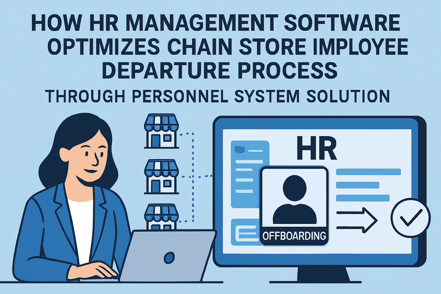 HR管理软件如何通过人事系统解决方案优化连锁门店员工离职流程