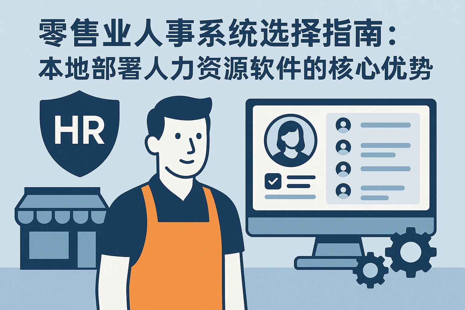 零售业人事系统选择指南：本地部署人力资源软件的核心优势