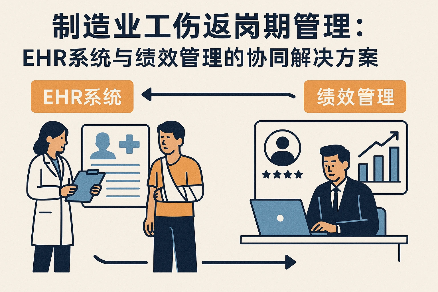 制造业工伤返岗期管理:EHR系统与绩效管理的协同解决方案