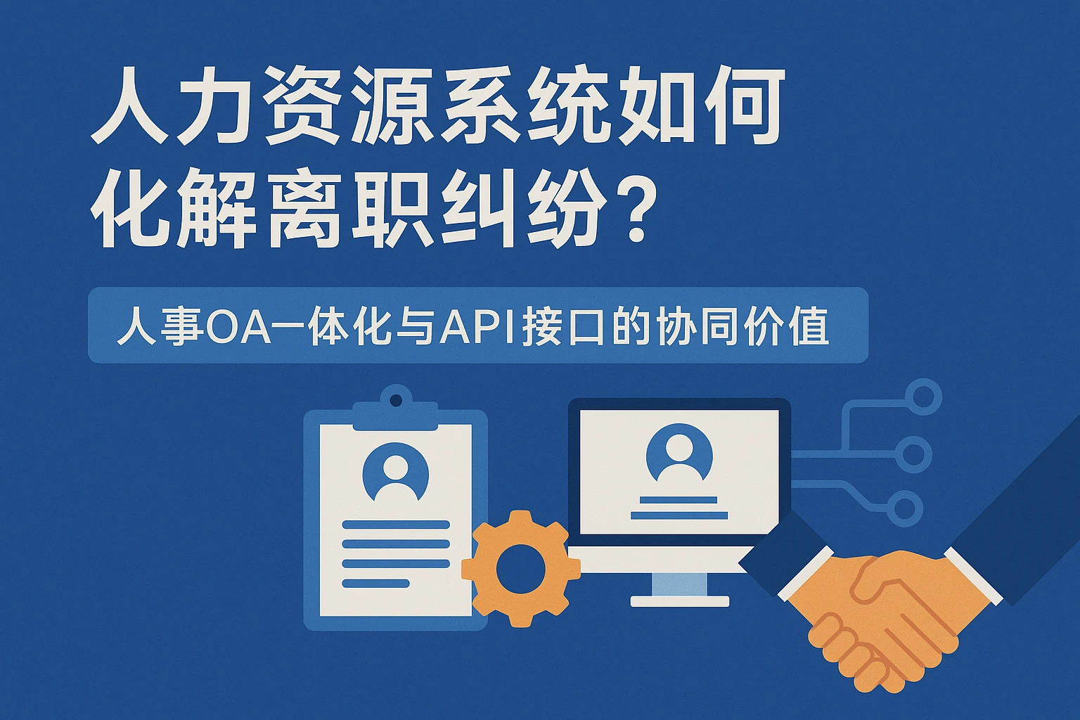 人力资源系统如何化解离职纠纷?人事OA一体化与API接口的协同价值