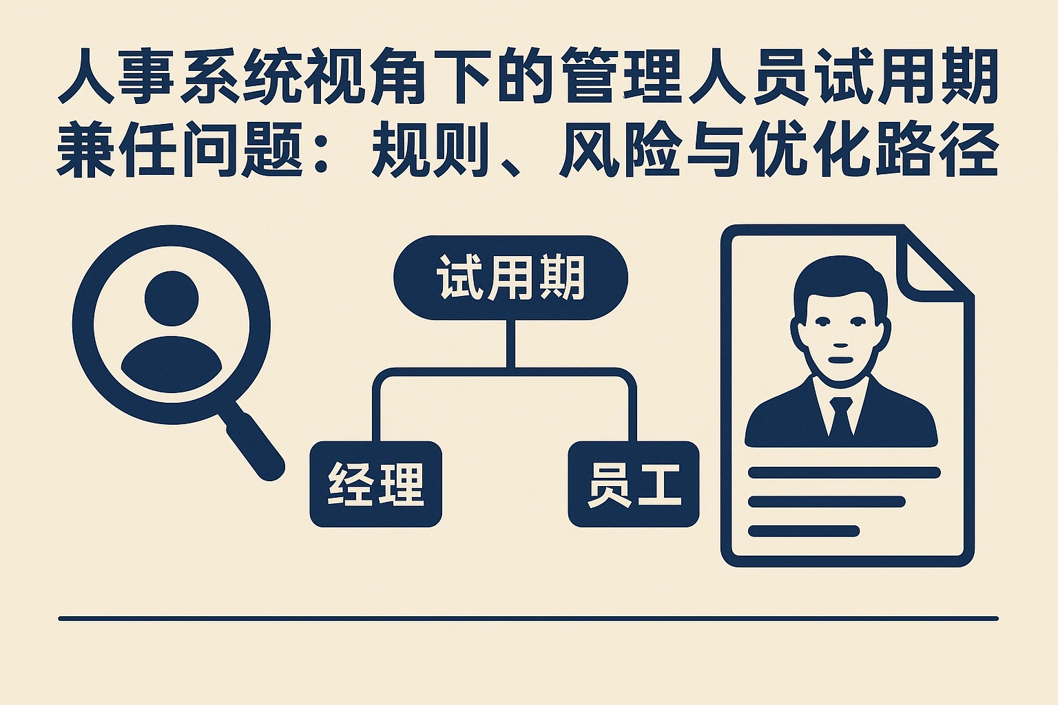 人事系统视角下的管理人员试用期兼任问题：规则、风险与优化路径