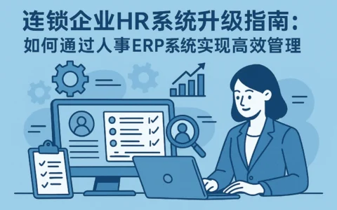 连锁企业HR系统升级指南：如何通过人事ERP系统实现高效管理