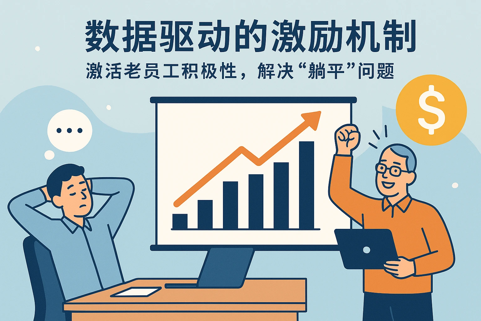 2. 数据驱动的激励机制:激活老员工积极性,解决“躺平”问题