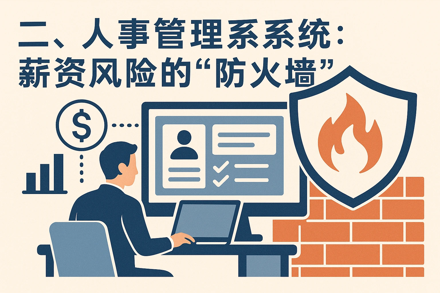 二、人事管理系统:薪资风险的“防火墙”