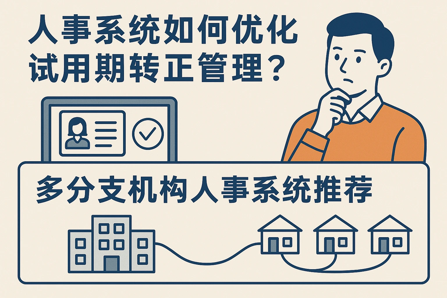 人事系统如何优化试用期转正管理？多分支机构人事系统推荐