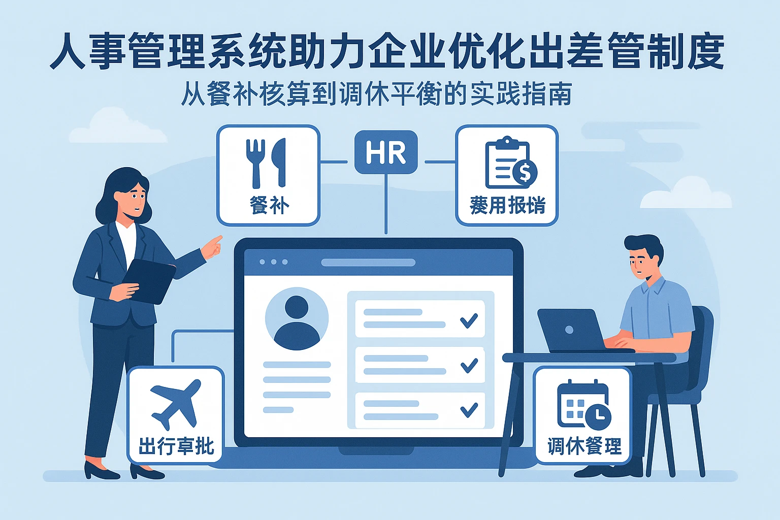 人事管理系统助力企业优化出差管理制度：从餐补核算到调休平衡的实践指南