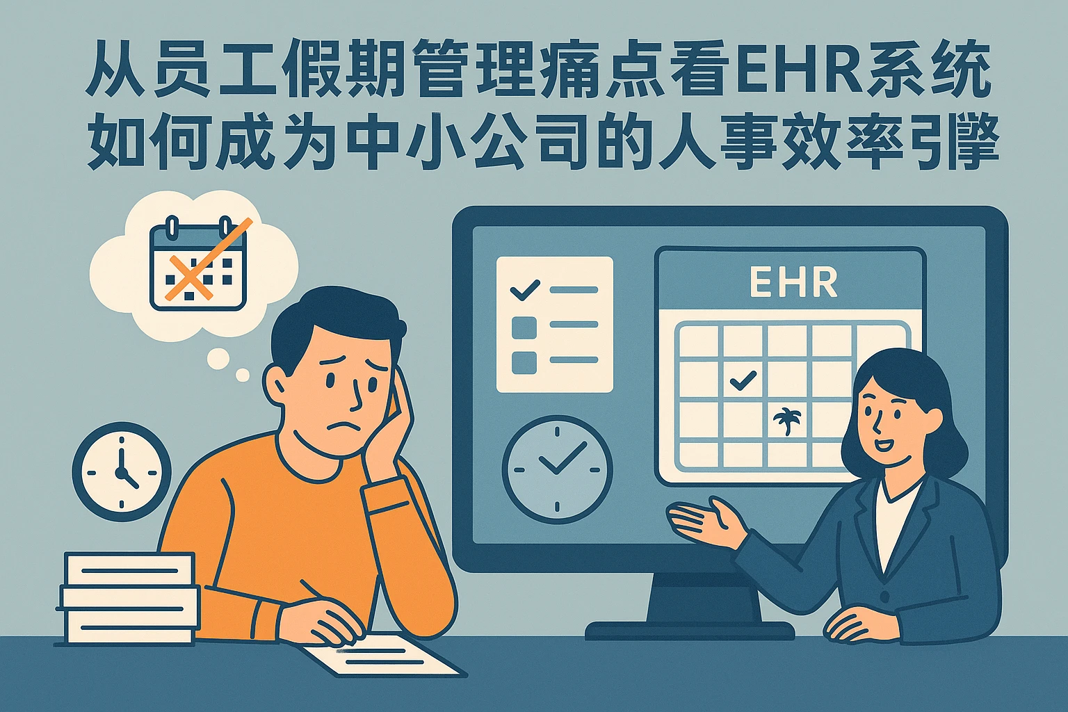 从员工假期管理痛点看EHR系统如何成为中小公司的人事效率引擎