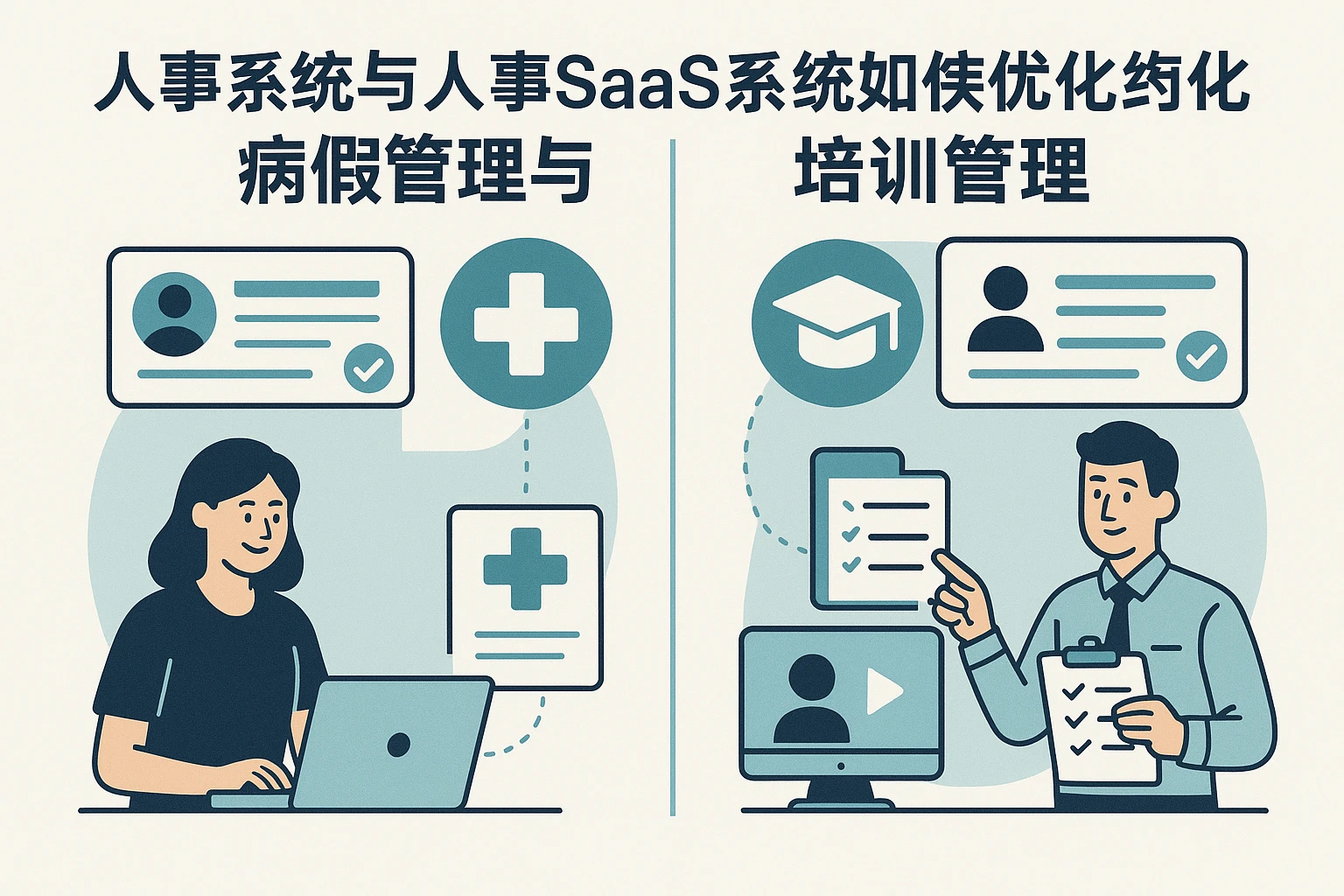 人事系统与人事SaaS系统如何优化病假管理与培训管理
