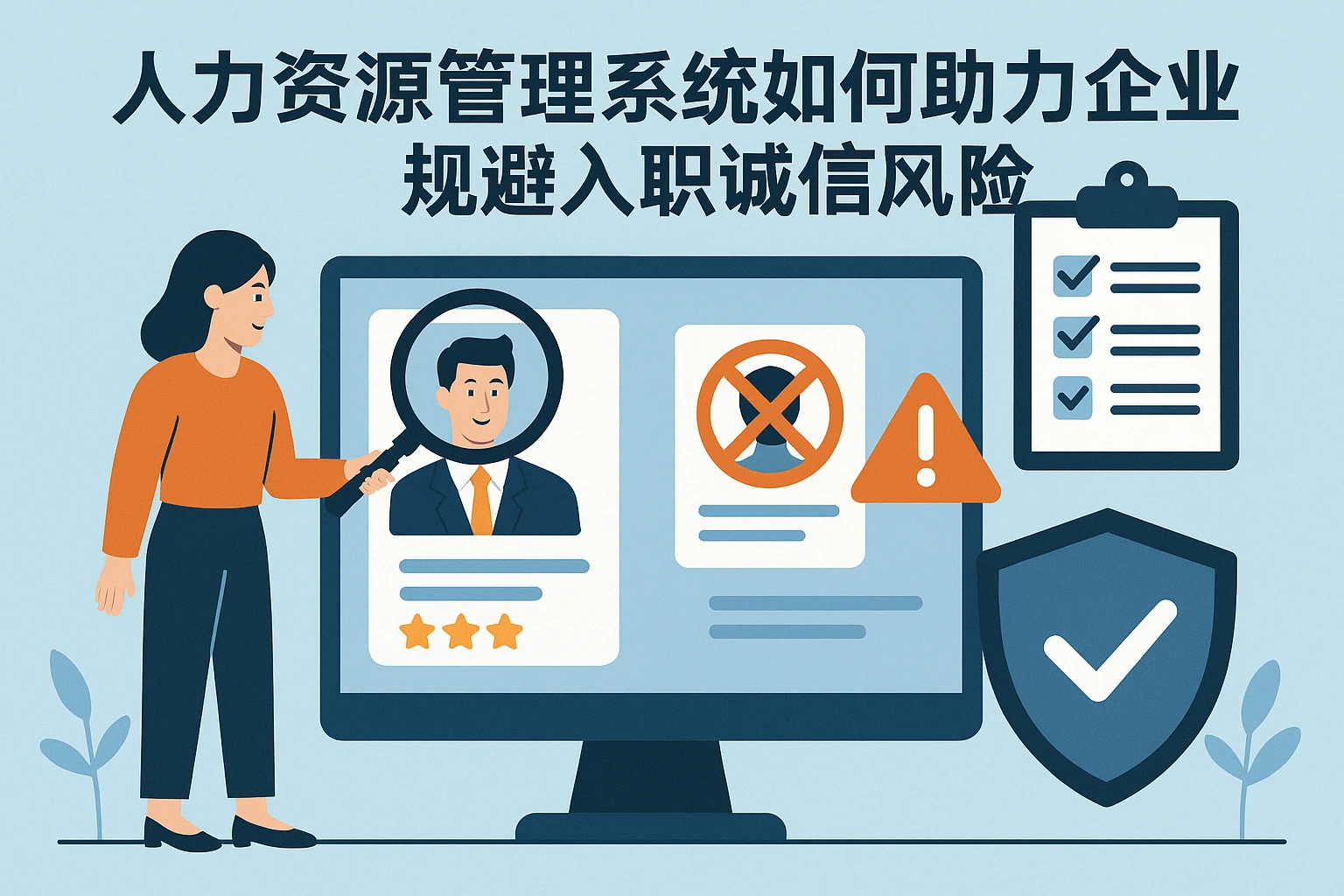 人力资源管理系统如何助力企业规避入职诚信风险