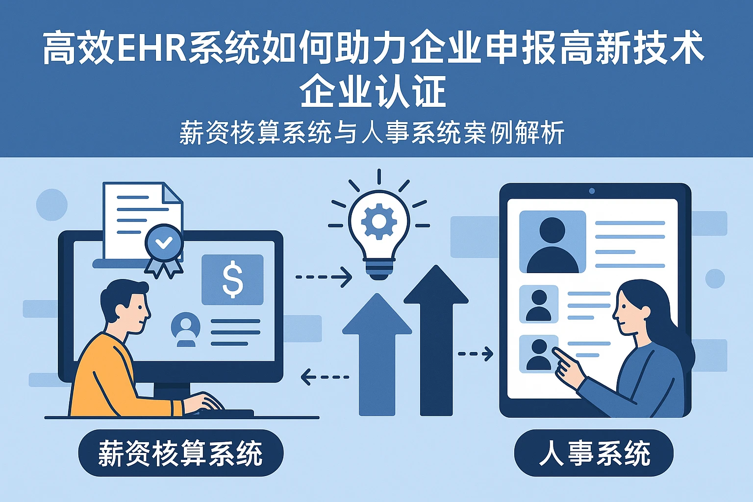 高效ehr系统如何助力企业申报高新技术企业认证：薪资核算系统与人事系统案例解析