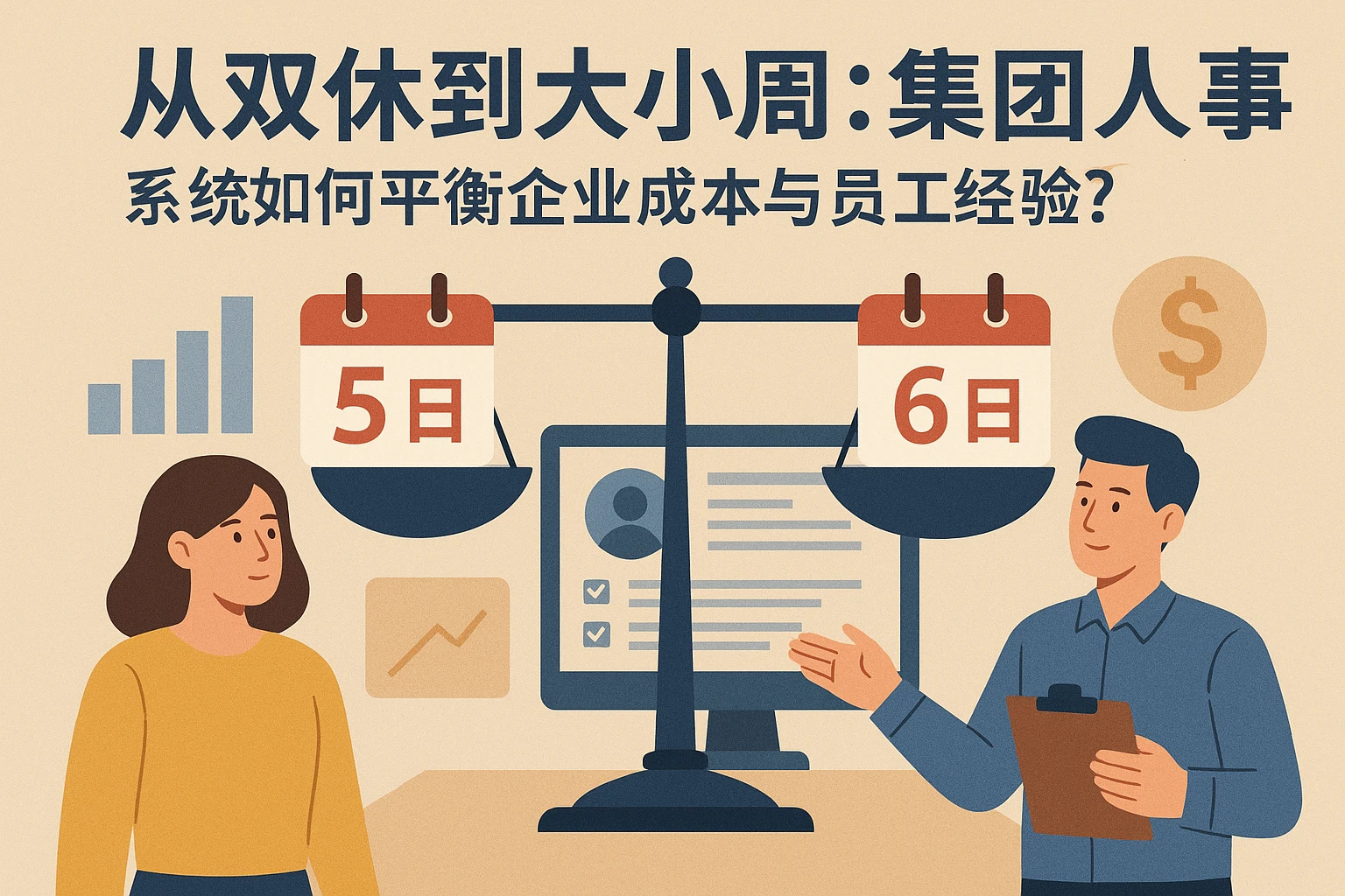 从双休到大小周:集团人事系统如何平衡企业成本与员工体验?