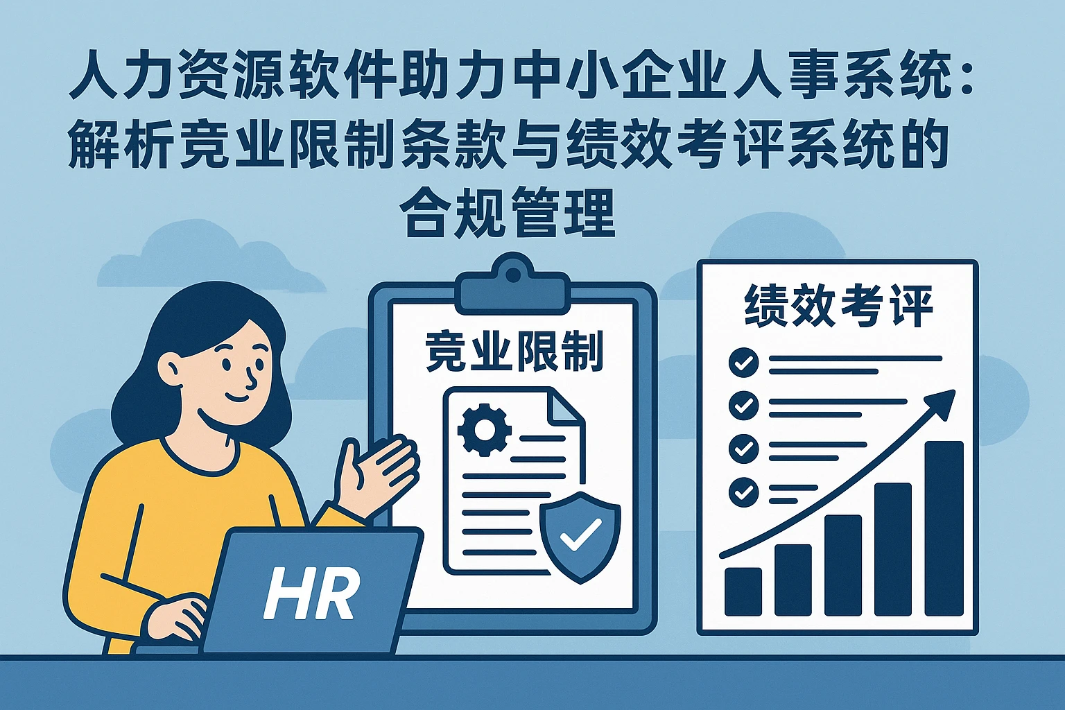 人力资源软件助力中小企业人事系统：解析竞业限制条款与绩效考评系统的合规管理