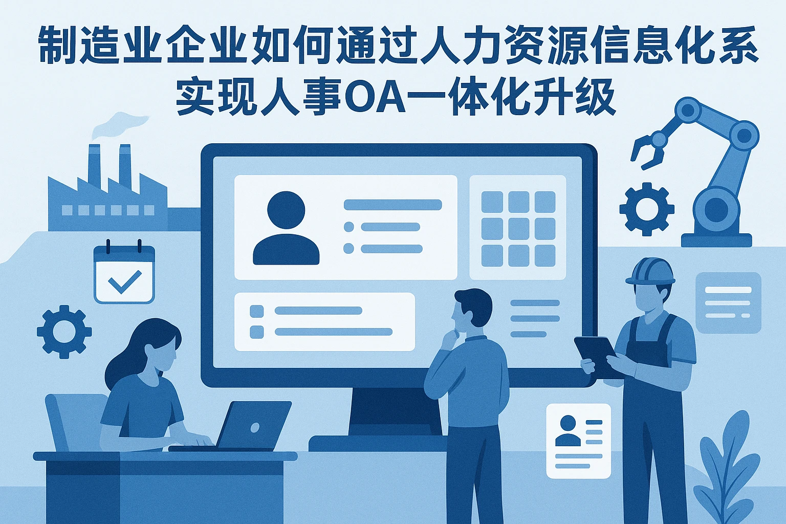 制造业企业如何通过人力资源信息化系统实现人事OA一体化升级