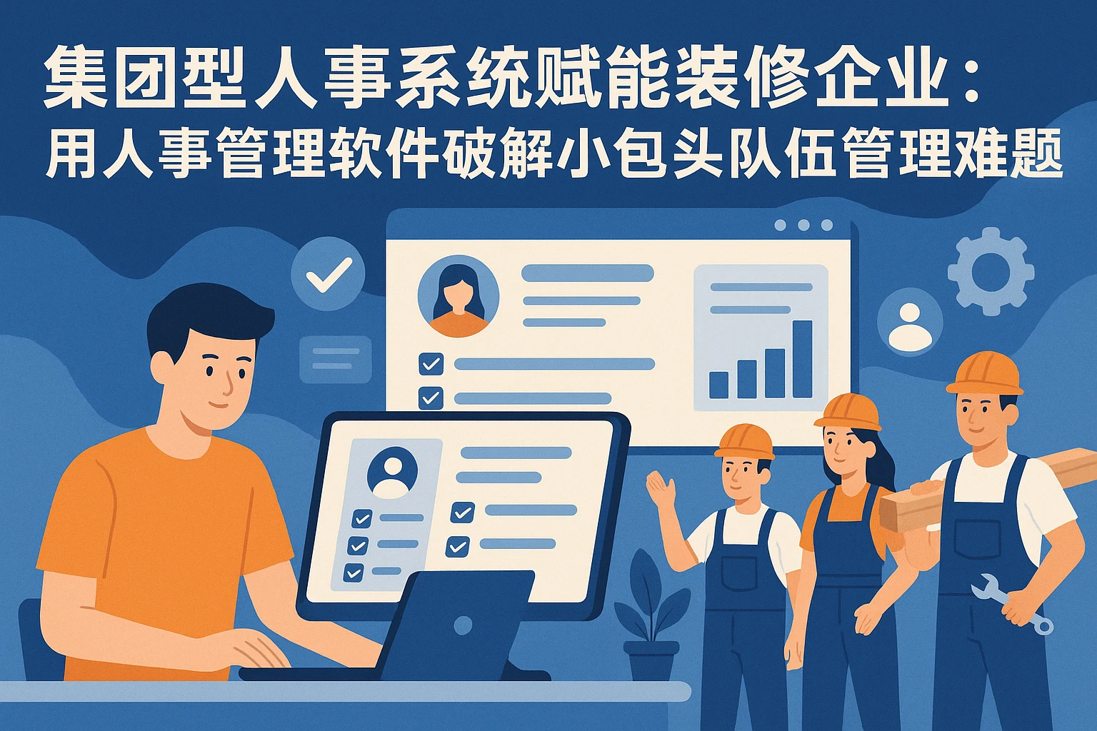 集团型人事系统赋能装修企业：用人事管理软件破解小包头队伍管理难题