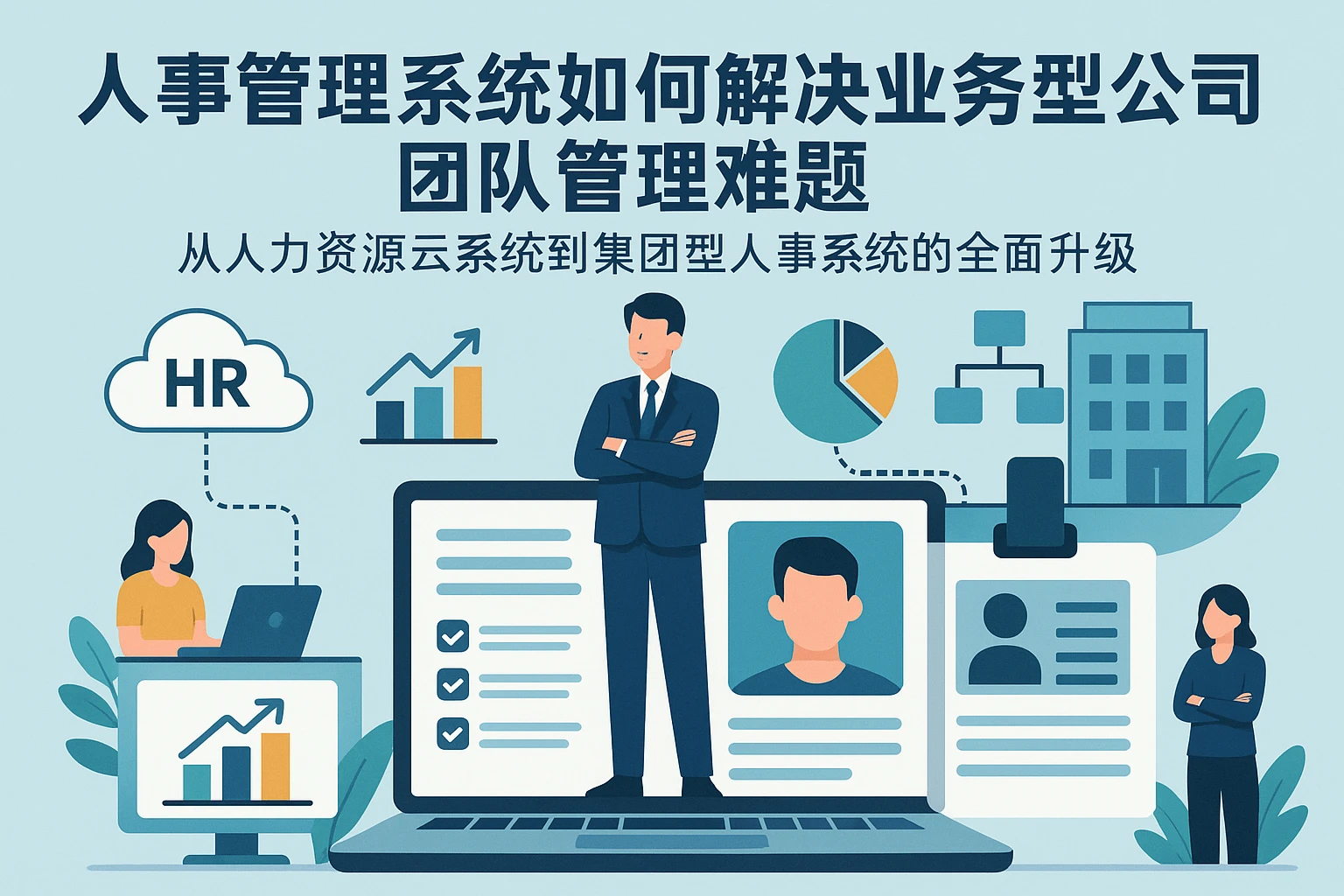 人事管理系统如何解决业务型公司团队管理难题：从人力资源云系统到集团型人事系统的全面升级