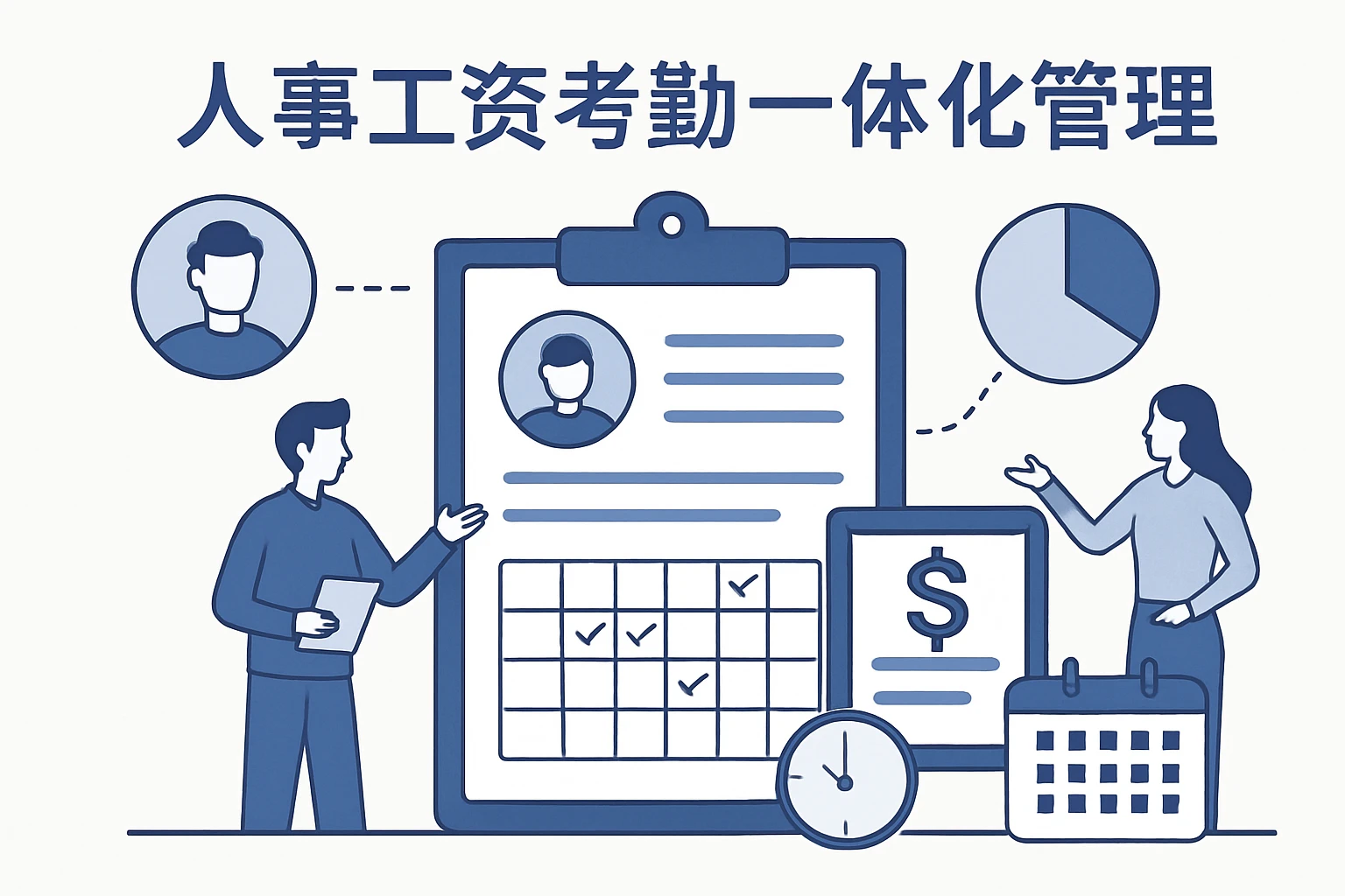人事工资考勤一体化管理