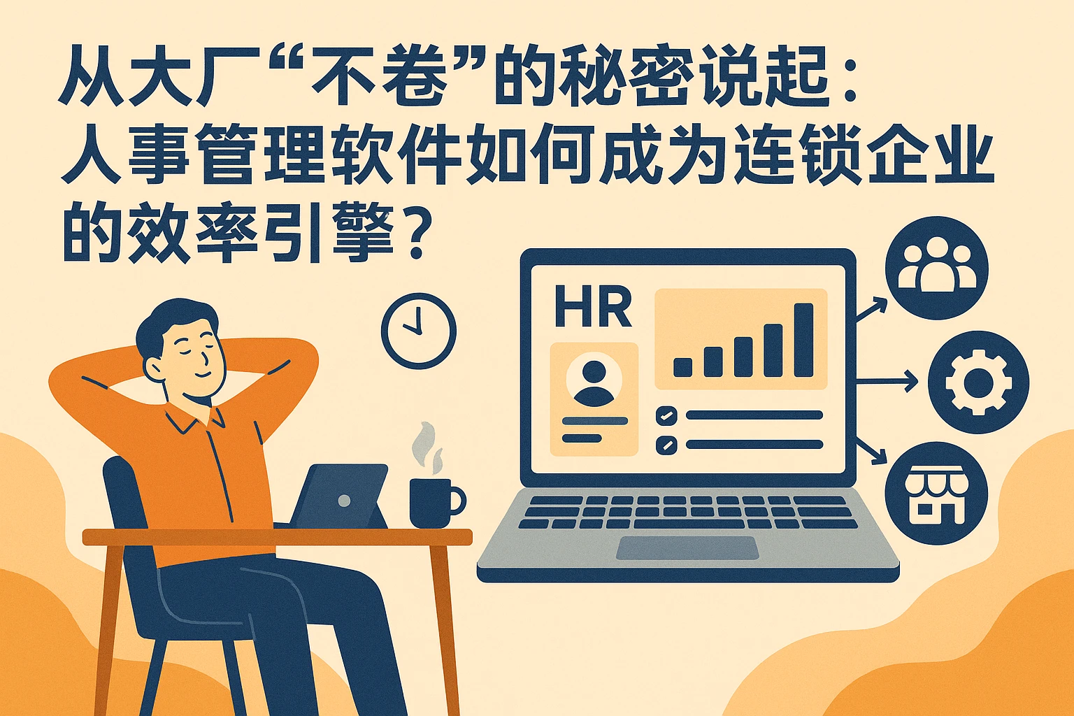 从大厂“不卷”的秘密说起：人事管理软件如何成为连锁企业的效率引擎？
