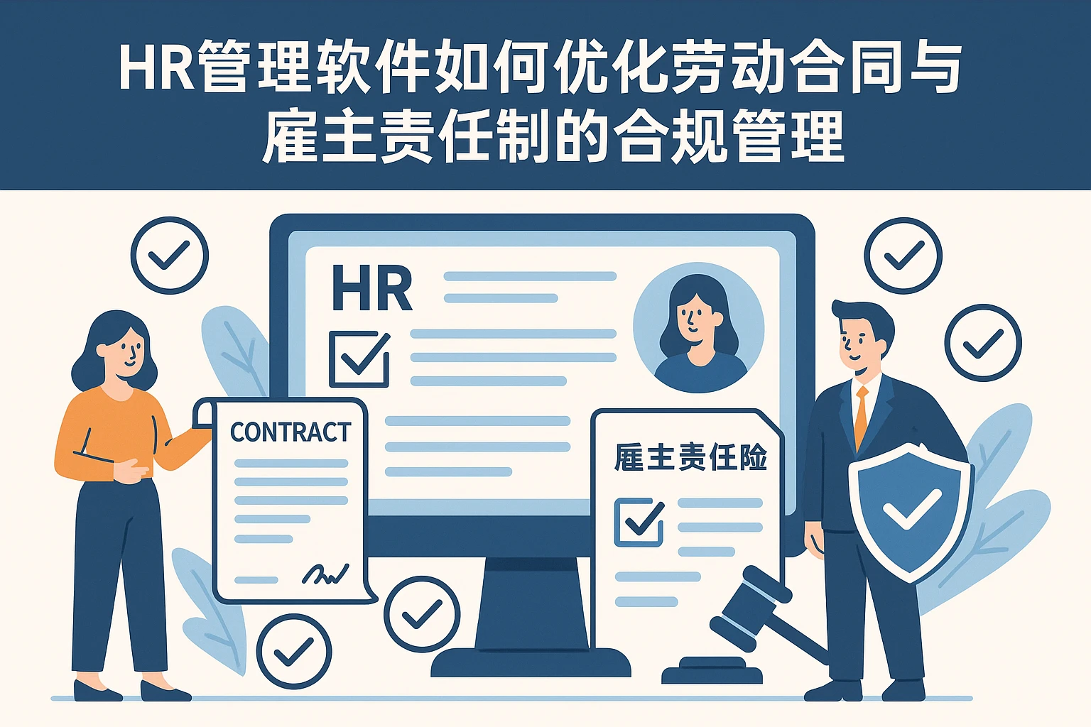 HR管理软件如何优化劳动合同与雇主责任险的合规管理
