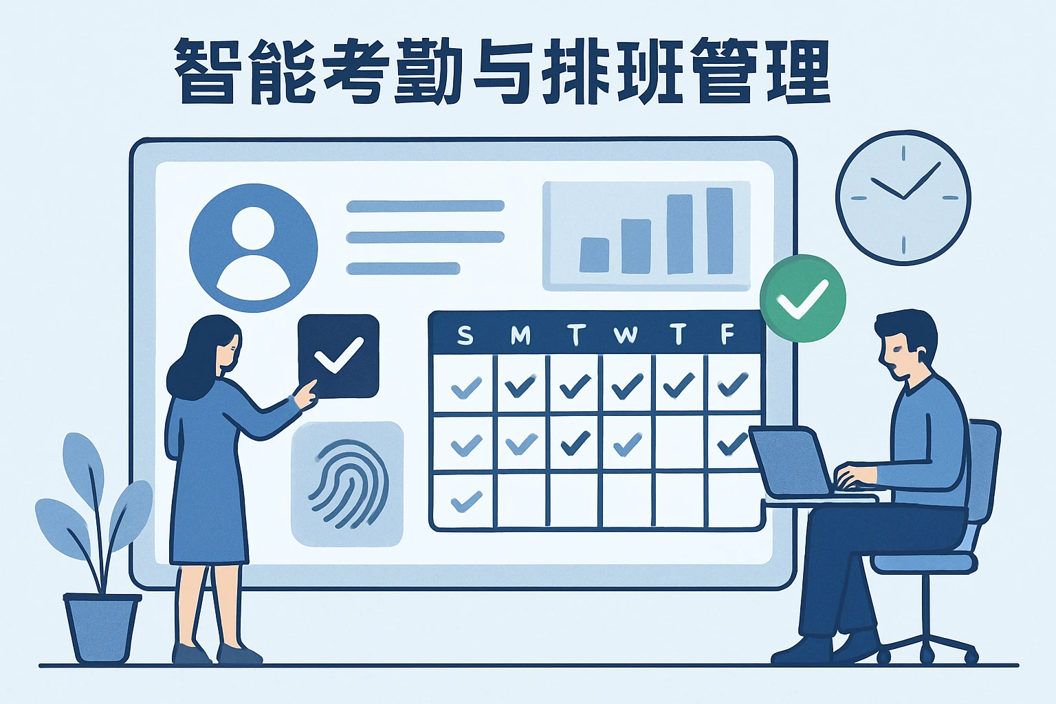 智能考勤与排班管理