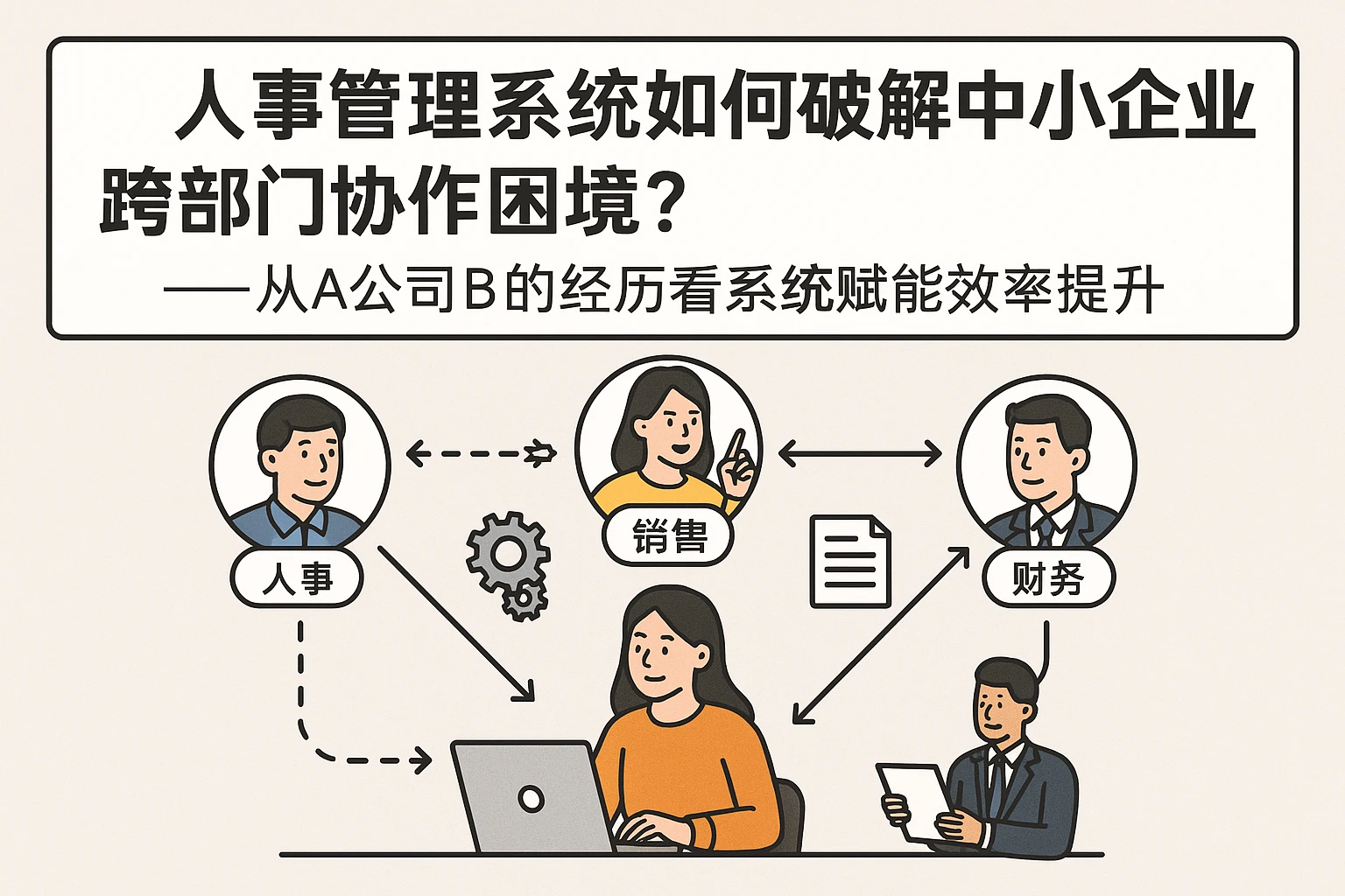 人事管理系统如何破解中小企业跨部门协作困境？——从A公司B的经历看系统赋能效率提升
