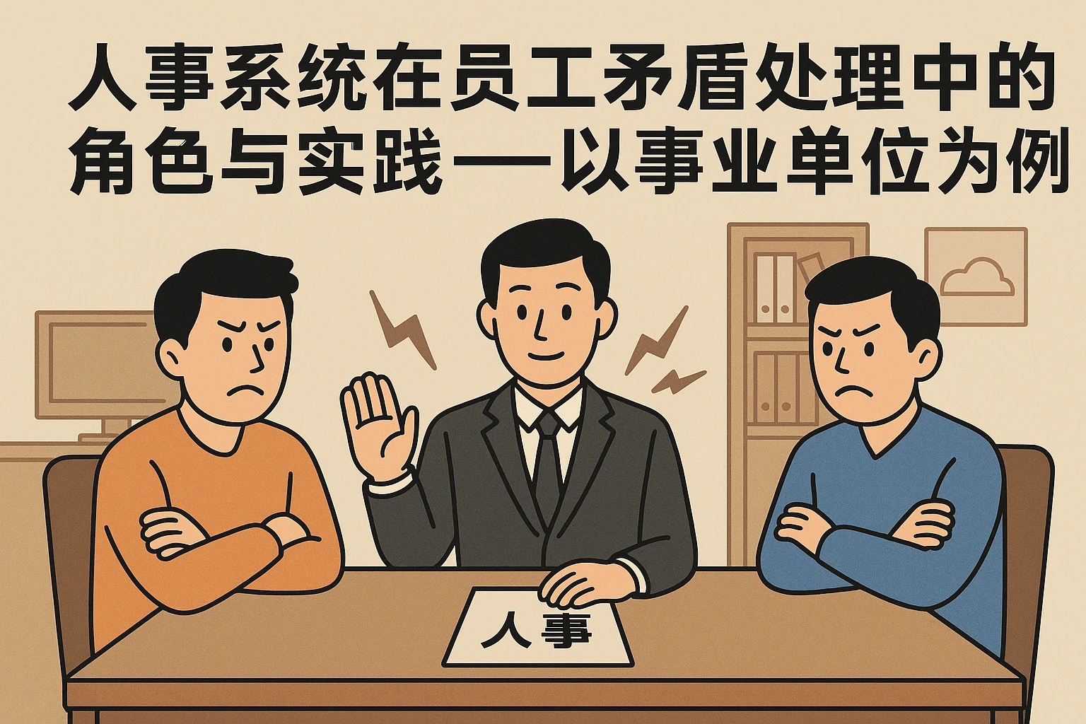 人事系统在员工矛盾处理中的角色与实践——以事业单位为例