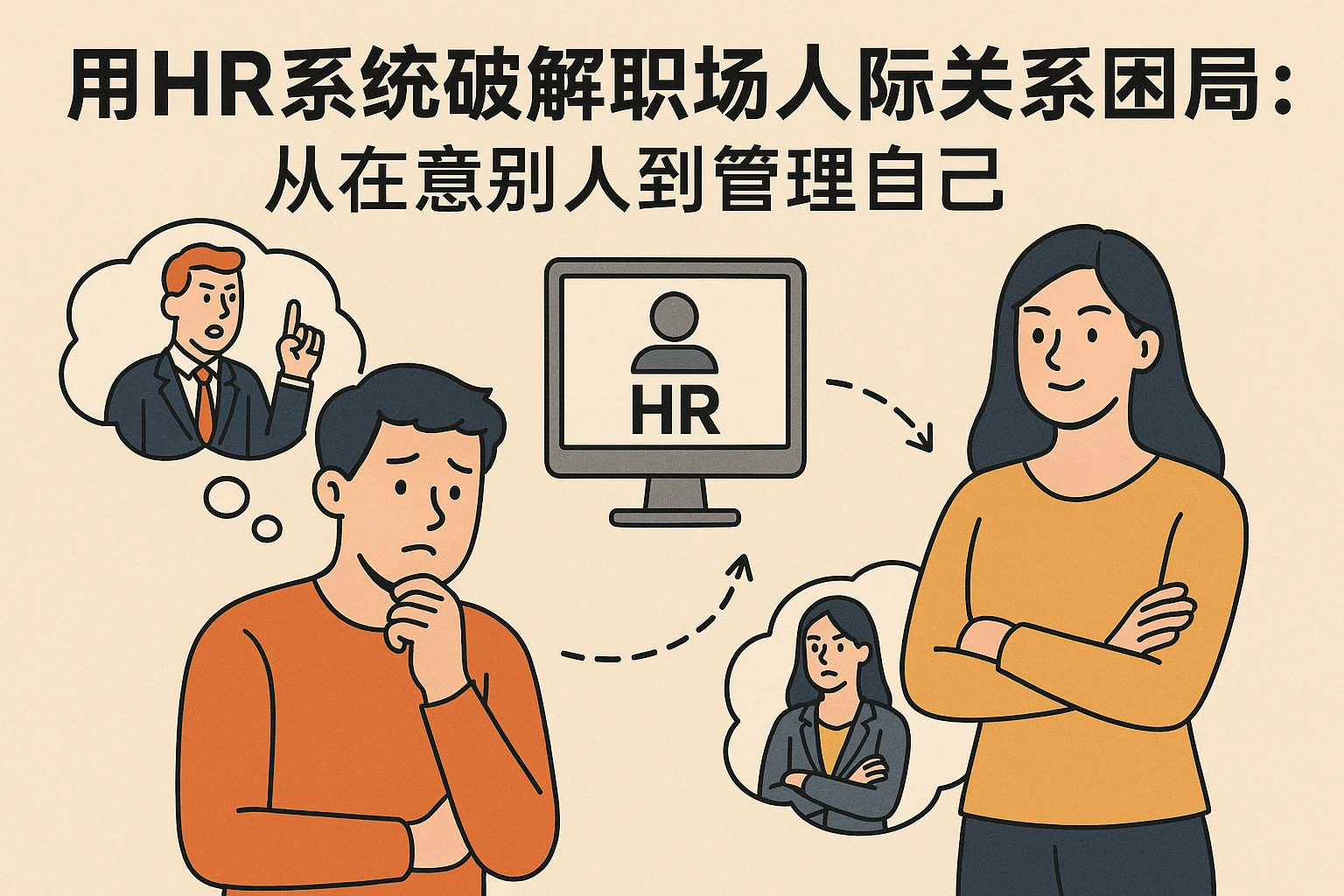 用HR系统破解职场人际关系困局：从在意别人到管理自己
