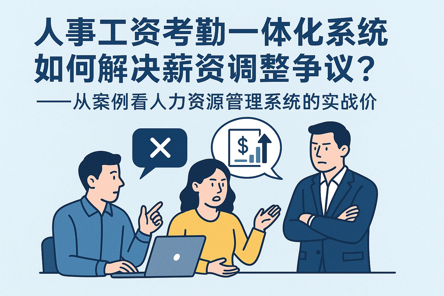 人事工资考勤一体化系统如何解决薪资调整争议？——从案例看人力资源管理系统的实战价值