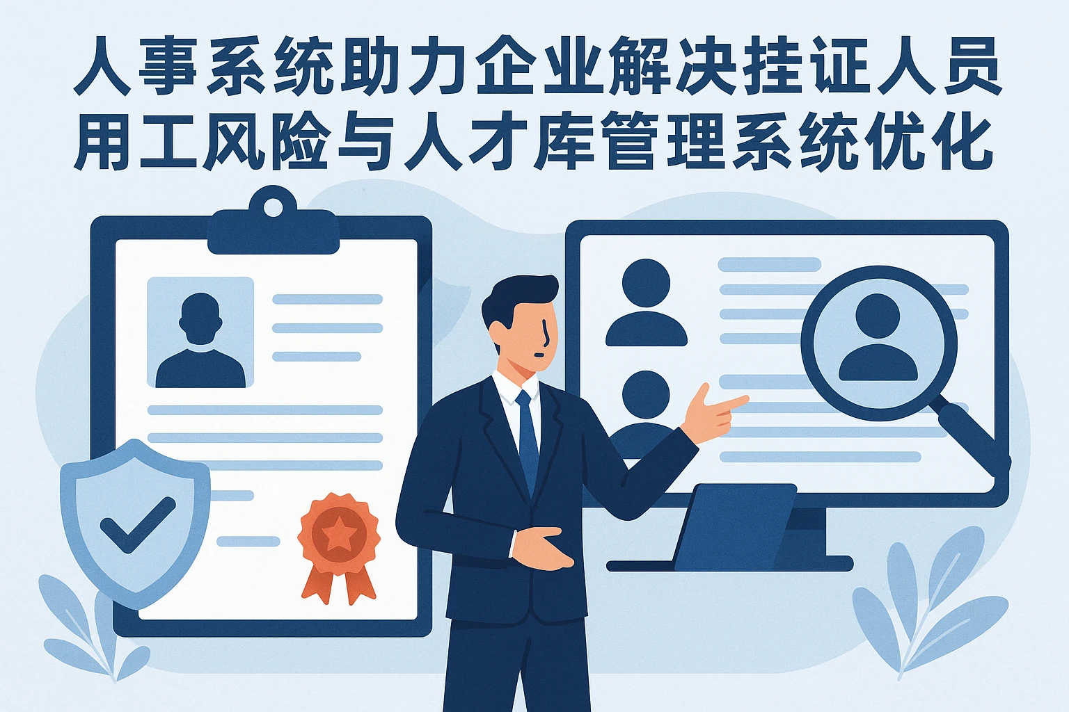 人事系统助力企业解决挂证人员用工风险与人才库管理系统优化