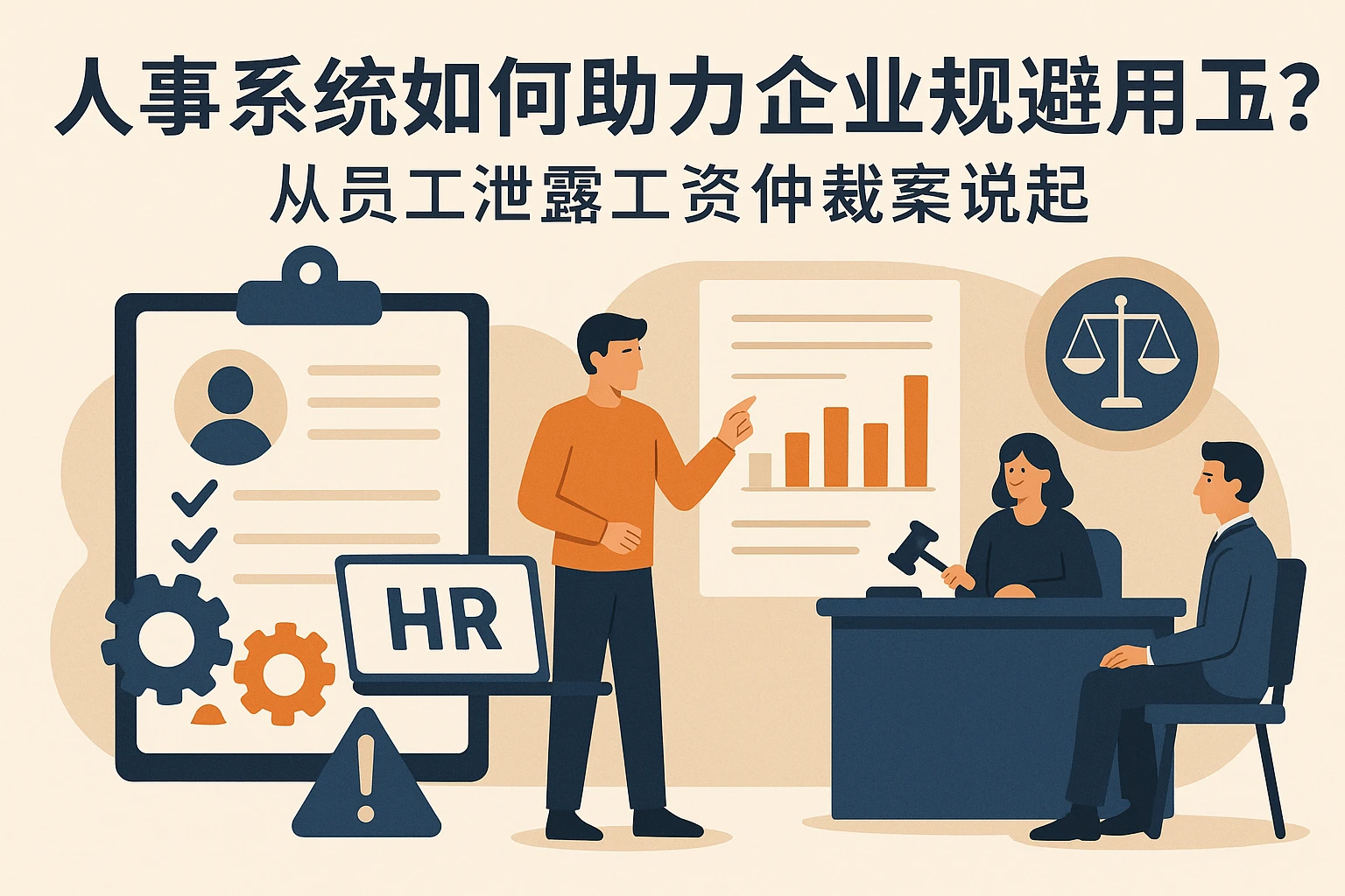 人事系统如何助力企业规避用工风险?从员工泄露工资仲裁案说起