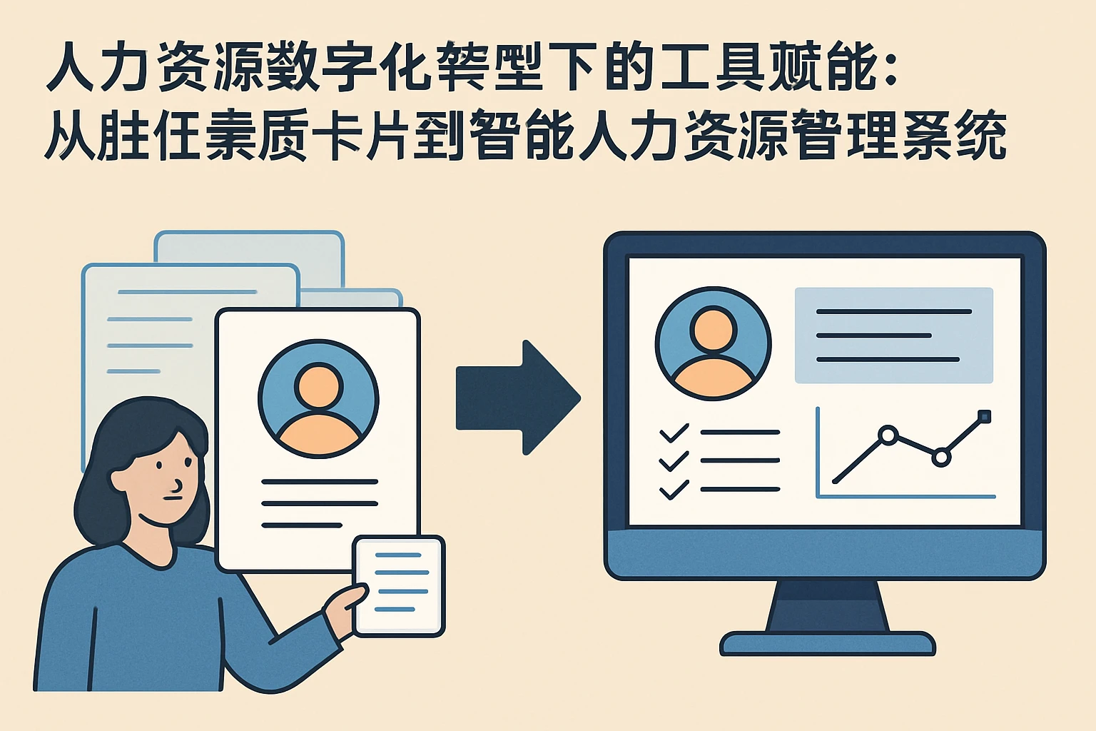 人力资源数字化转型下的工具赋能:从胜任素质卡片到智能人力资源管理系统