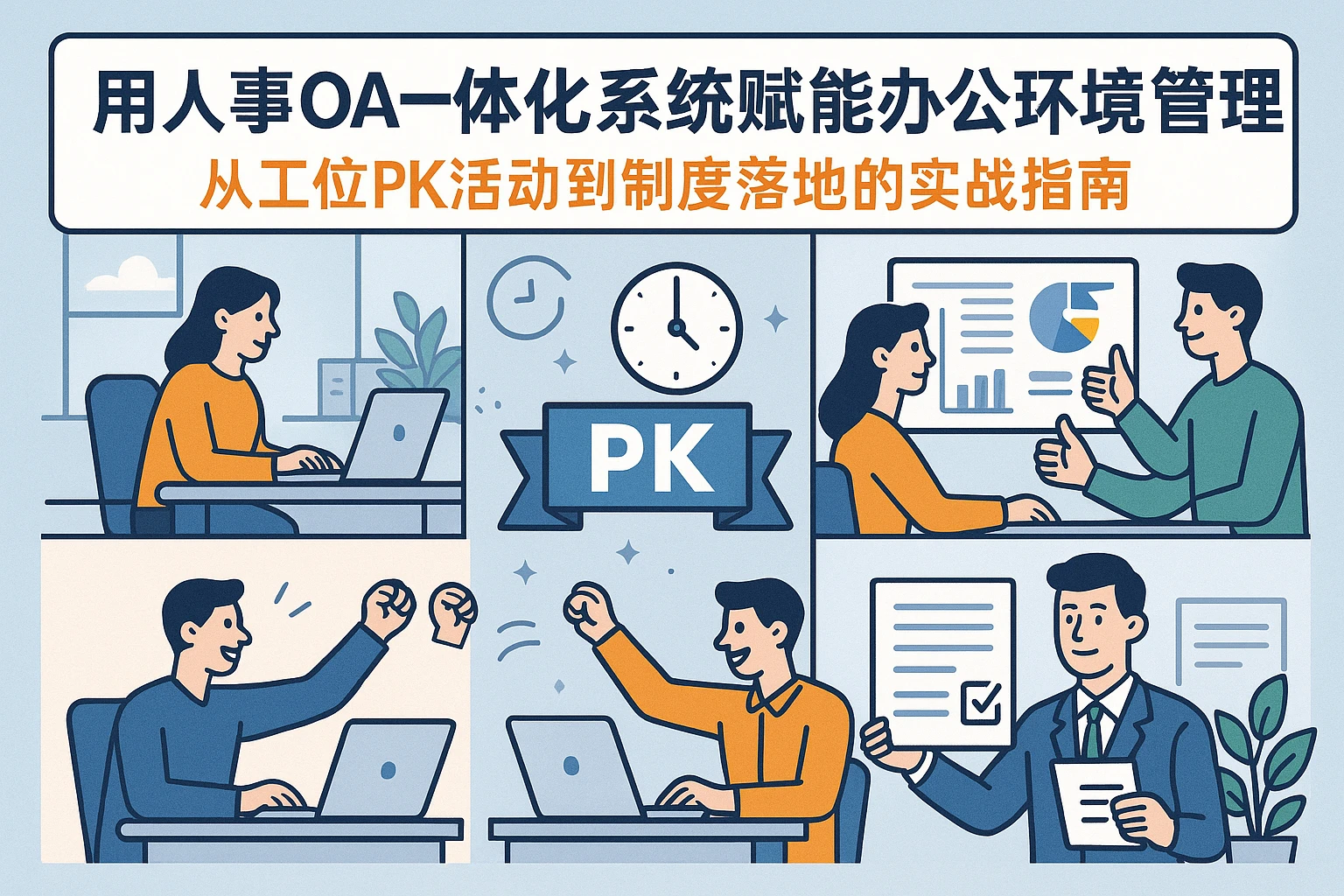 用人事OA一体化系统赋能办公环境管理：从工位PK活动到制度落地的实战指南