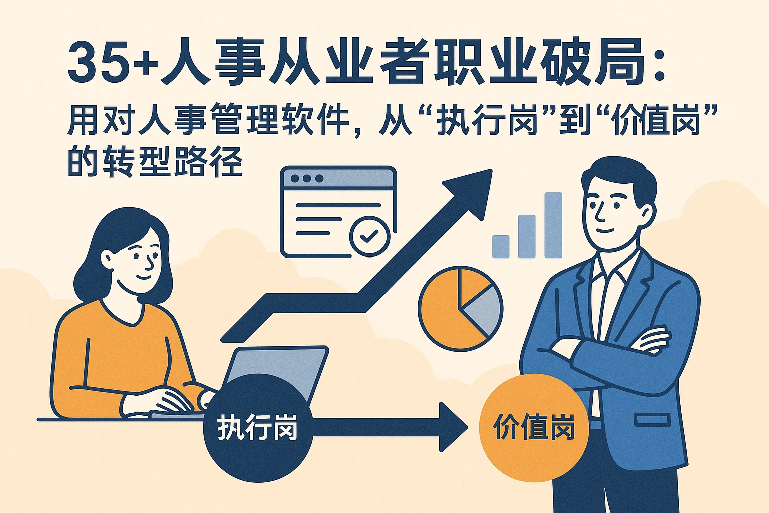 35+人事从业者职业破局:用对人事管理软件,从“执行岗”到“价值岗”的转型路径