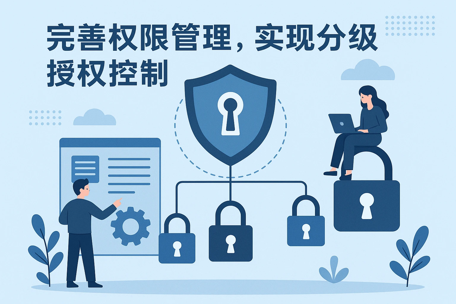 完善权限管理,实现分级授权控制