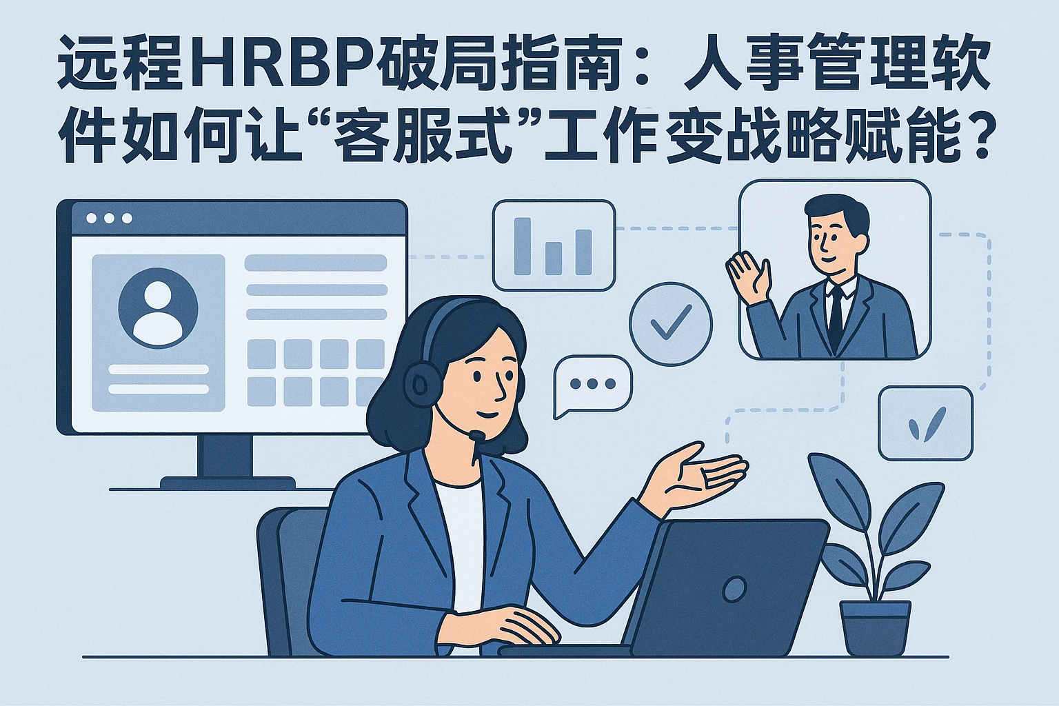 远程HRBP破局指南：人事管理软件如何让“客服式”工作变战略赋能？