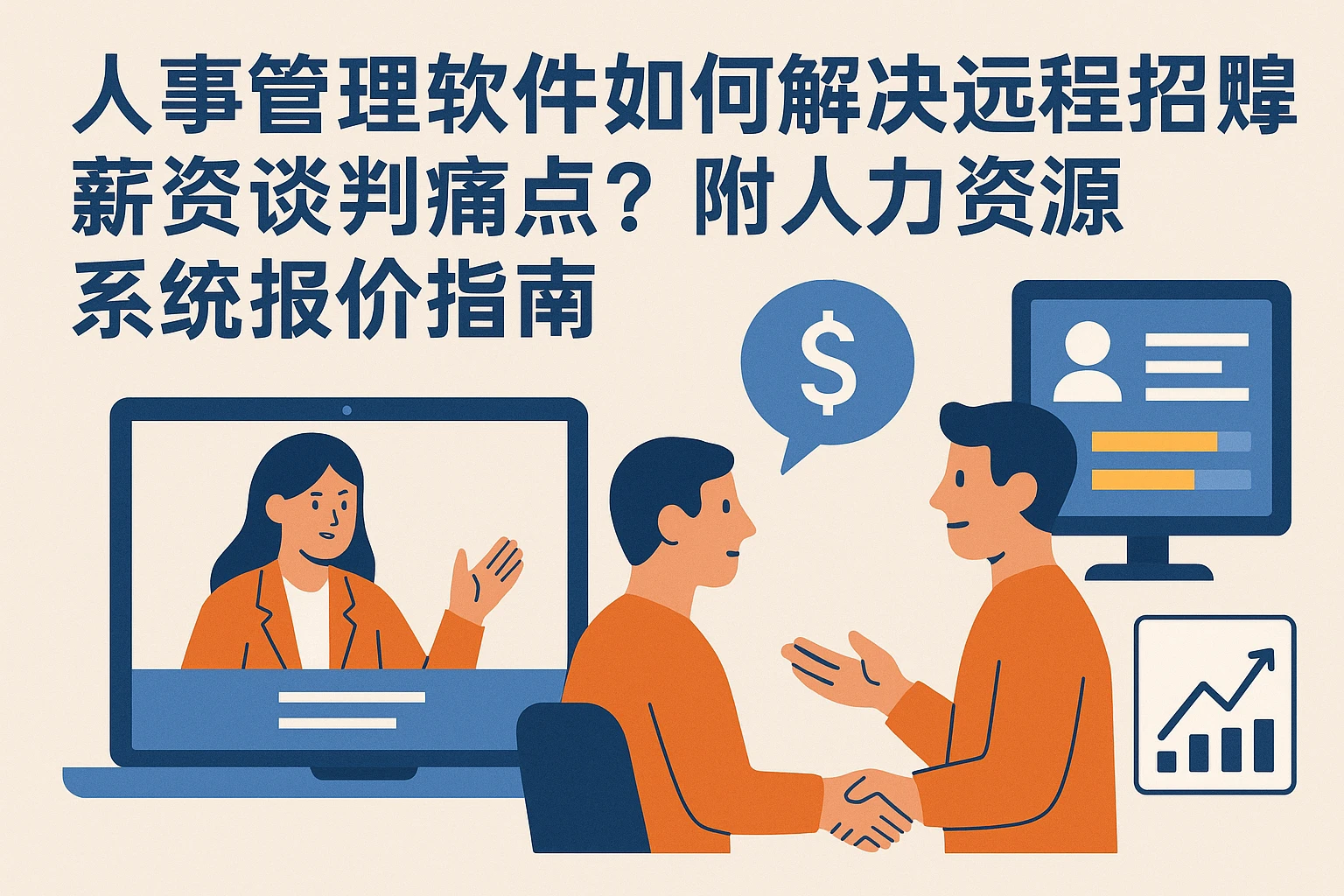 人事管理软件如何解决远程招聘薪资谈判痛点?附人力资源系统报价指南