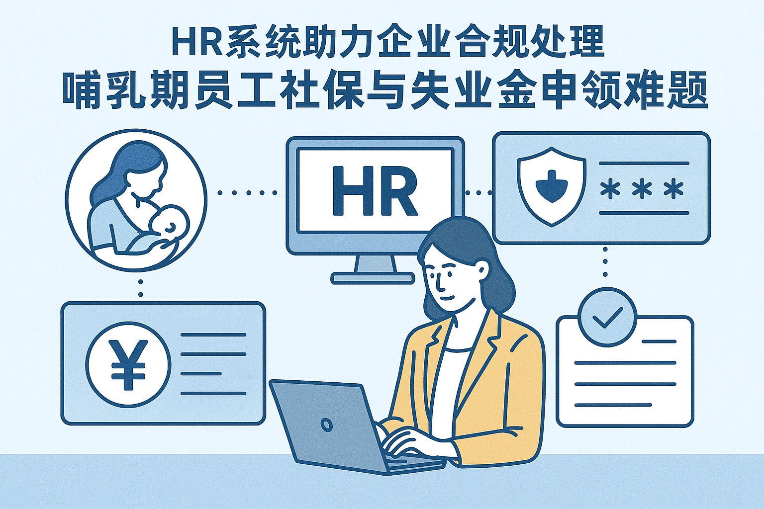 HR系统助力企业合规处理哺乳期员工社保与失业金申领难题