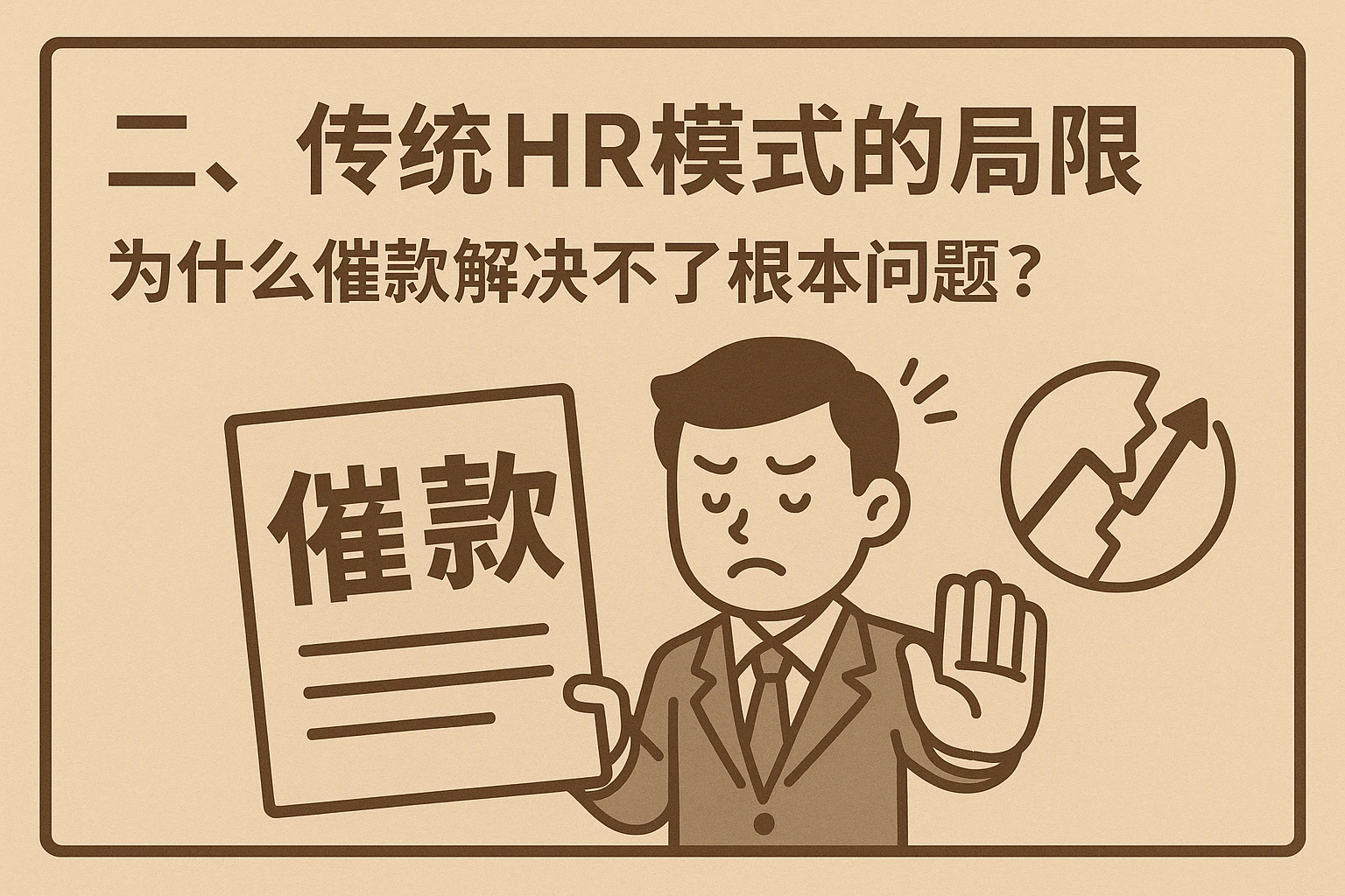 二、传统HR模式的局限：为什么催款解决不了根本问题？
