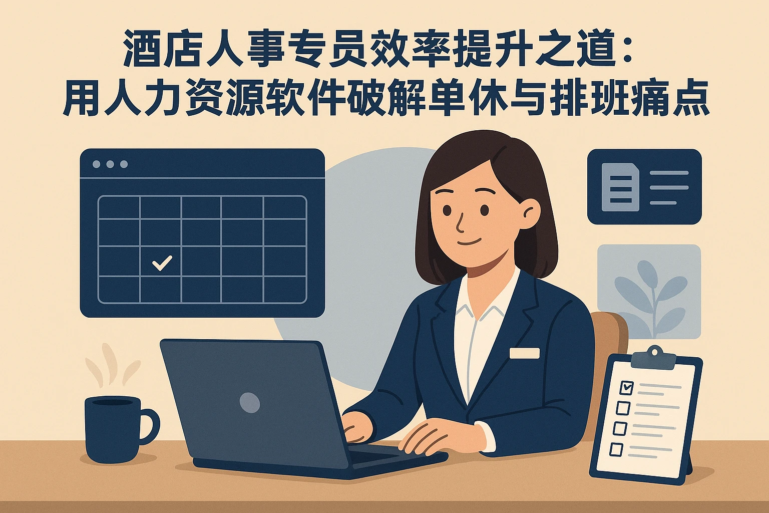 酒店人事专员效率提升之道:用人力资源软件破解单休与排班痛点